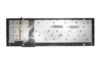 Clavier FR (français) noir/argent avec rétro-éclairage original pour Asus ROG G75VW