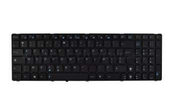 Clavier FR (français) noir/noir abattue original pour Asus X52JR