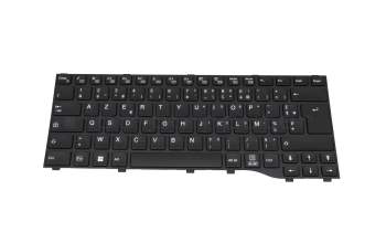 Clavier FR (français) noir/noir original pour Fujitsu LifeBook E5413A
