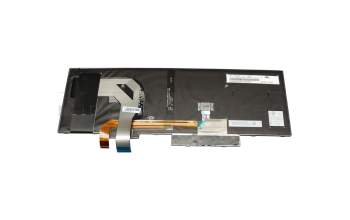 Clavier US (anglais) noir/noir avec rétro-éclairage et mouse stick original pour Lenovo ThinkPad T570 (20H9/20HA/20JW/20JX)