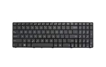 Clavier US (anglais) noir/noir brillant original pour Asus X53SD