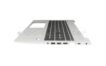 Clavier incl. topcase CH (suisse) noir/argent original pour HP ProBook 455R G6