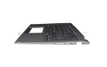 Clavier incl. topcase CH (suisse) noir/gris original pour Acer Spin 1 (SP111-34N)
