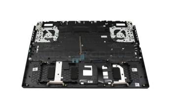 Clavier incl. topcase CH (suisse) noir/noir avec rétro-éclairage original pour Acer Nitro 5 (AN517-43)