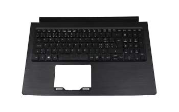 Clavier incl. topcase CH (suisse) noir/noir original pour Acer Aspire 3 (A315-41)