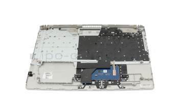 Clavier incl. topcase DE (allemand) argent/argent (PTP) original pour HP 17-by4000