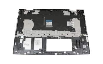Clavier incl. topcase DE (allemand) argent/argent avec rétro-éclairage (DIS) original pour HP Envy x360 15-dr1100