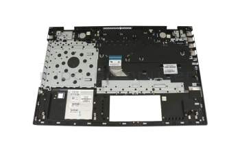 Clavier incl. topcase DE (allemand) argent/argent avec rétro-éclairage original pour HP Envy 17-ce0000