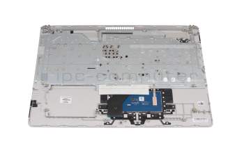 Clavier incl. topcase DE (allemand) argent/argent pour HP 17-ca1000