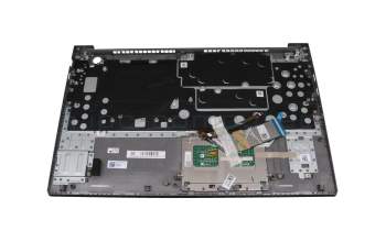 Clavier incl. topcase DE (allemand) argent/gris avec rétro-éclairage original pour Lenovo ThinkBook 15 G3 ACL (21A4)