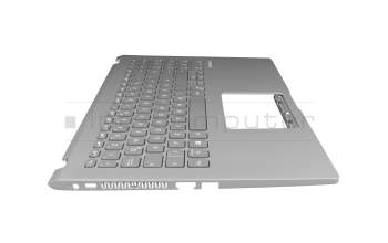 Clavier incl. topcase DE (allemand) blanc/argent original pour Asus VivoBook 15 X509DA