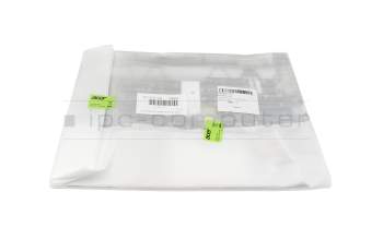 Clavier incl. topcase DE (allemand) blanc/blanc avec rétro-éclairage original pour Acer ConceptD 7 Pro (CN715-71P)