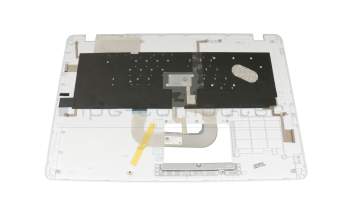 Clavier incl. topcase DE (allemand) blanc/blanc original pour Asus Transformer Mini (T103HA)