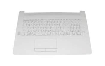 Clavier incl. topcase DE (allemand) blanc/blanc original pour Toshiba Satellite S50W-C