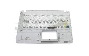 Clavier incl. topcase DE (allemand) blanc/blanc support ODD inclus original pour Asus VivoBook F540LA