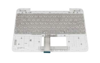 Clavier incl. topcase DE (allemand) blanc/rosé original pour Asus Transformer Book T101HA