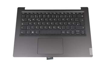 Clavier incl. topcase DE (allemand) gris/anthracite original pour Lenovo V14-IIL (82C4)