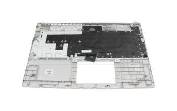 Clavier incl. topcase DE (allemand) gris/argent original pour HP 17-cp3000
