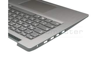 Clavier incl. topcase DE (allemand) gris/argent original pour Lenovo IdeaPad 3-14ARE05 (81W3)