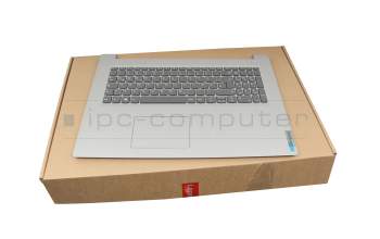 Clavier incl. topcase DE (allemand) gris/argent original pour Lenovo IdeaPad 3-17IIL05 (81WF)