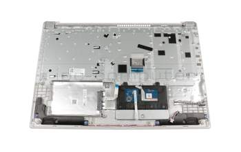 Clavier incl. topcase DE (allemand) gris/argent original pour Lenovo IdeaPad 320-15ABR (80XS/80XT)