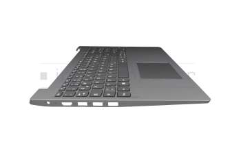 Clavier incl. topcase DE (allemand) gris/argent original pour Lenovo IdeaPad S145-15IGM (81MX)