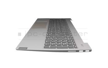 Clavier incl. topcase DE (allemand) gris/argent original pour Lenovo IdeaPad S340-15API (81NC)