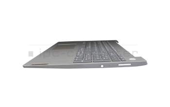 Clavier incl. topcase DE (allemand) gris/argent original pour Lenovo ThinkBook 14 IIL (20SL)