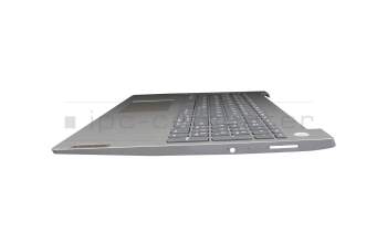Clavier incl. topcase DE (allemand) gris/argent original pour Lenovo ThinkBook 14 IML (20RV)