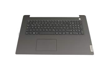Clavier incl. topcase DE (allemand) gris/argent original pour Lenovo V17 G4 IRU (83A2)