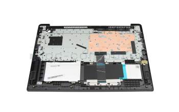 Clavier incl. topcase DE (allemand) gris/argent original pour Lenovo V17 G4 IRU (83A2)