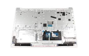 Clavier incl. topcase DE (allemand) gris/blanc original pour Lenovo IdeaPad 330-15IKB (81DE)