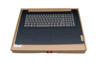 Clavier incl. topcase DE (allemand) gris/bleu original pour Lenovo IdeaPad 3-17ITL6 (82H9)