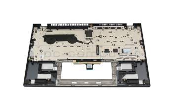 Clavier incl. topcase DE (allemand) gris foncé/gris avec rétro-éclairage original pour Asus ZenBook Pro 14 UX425QA