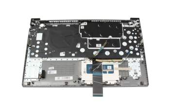 Clavier incl. topcase DE (allemand) gris foncé/gris avec rétro-éclairage original pour Lenovo ThinkBook 15 G4 IAP (21DJ)