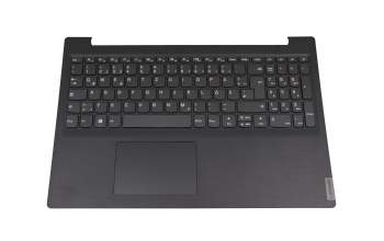 Clavier incl. topcase DE (allemand) gris foncé/gris original pour Lenovo V15-ADA (82C7)