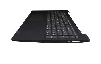 Clavier incl. topcase DE (allemand) gris foncé/gris original pour Lenovo V15-ADA (82C7)