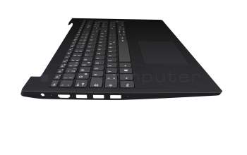 Clavier incl. topcase DE (allemand) gris foncé/gris original pour Lenovo V15-ADA (82C7)