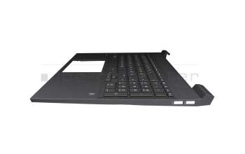 Clavier incl. topcase DE (allemand) gris/gris avec rétro-éclairage original pour HP Victus 16-d0000