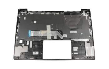 Clavier incl. topcase DE (allemand) gris/gris avec rétro-éclairage original pour Lenovo IdeaPad S530-13IWL (81J7)