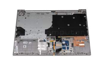 Clavier incl. topcase DE (allemand) gris/gris avec rétro-éclairage original pour Lenovo ThinkBook 15p IMH (20V3)