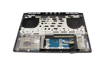 Clavier incl. topcase DE (allemand) gris/gris avec rétro-éclairage original pour Lenovo ThinkBook 16p G4 IRH (21J8)