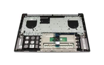 Clavier incl. topcase DE (allemand) gris/gris avec rétro-éclairage original pour Lenovo Yoga Pro 9 16IAH10 (83L0)