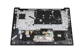 Clavier incl. topcase DE (allemand) gris/gris avec rétro-éclairage original pour Toshiba Satellite S50W-C