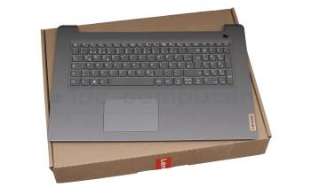 Clavier incl. topcase DE (allemand) gris/gris original pour Lenovo IdeaPad 3-17ITL6 (82H9)