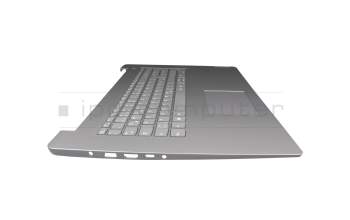 Clavier incl. topcase DE (allemand) gris/gris original pour Lenovo IdeaPad 3-17ITL6 (82H9)