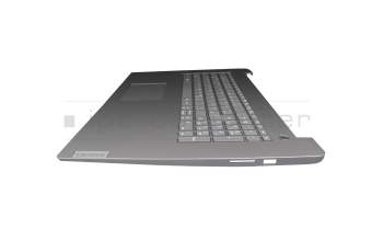 Clavier incl. topcase DE (allemand) gris/gris original pour Lenovo IdeaPad 3-17ITL6 (82H9)