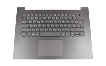 Clavier incl. topcase DE (allemand) gris/gris original pour Lenovo IdeaPad 330-14IGM (81D0)