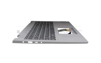 Clavier incl. topcase DE (allemand) gris/gris original pour Lenovo IdeaPad Flex 5-15ITL05 (82HT)