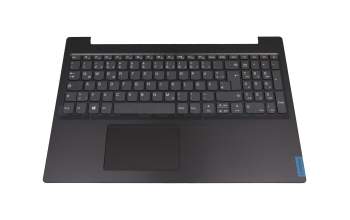 Clavier incl. topcase DE (allemand) gris/gris original pour Lenovo IdeaPad L340-15IRH (81LK)